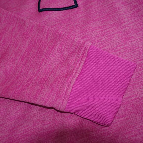 Under Armour Women's Loose Coldgear Hoodie Sweatshirt Medium Pink M Pullover - Picture 3 of 5